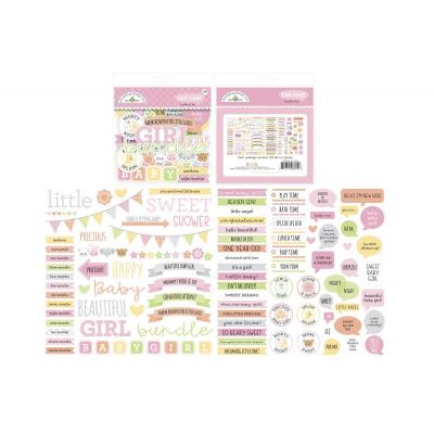 Doodlebug Baby Girl Die Cuts - Chit Chat